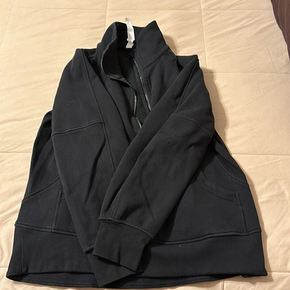 Lululemon scuba 1/4 zip not cropped